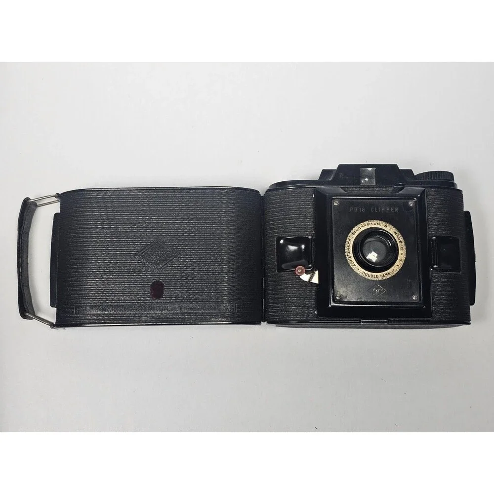 Vintage AGFA PD16 Clipper Camera Double Lens Made in USA